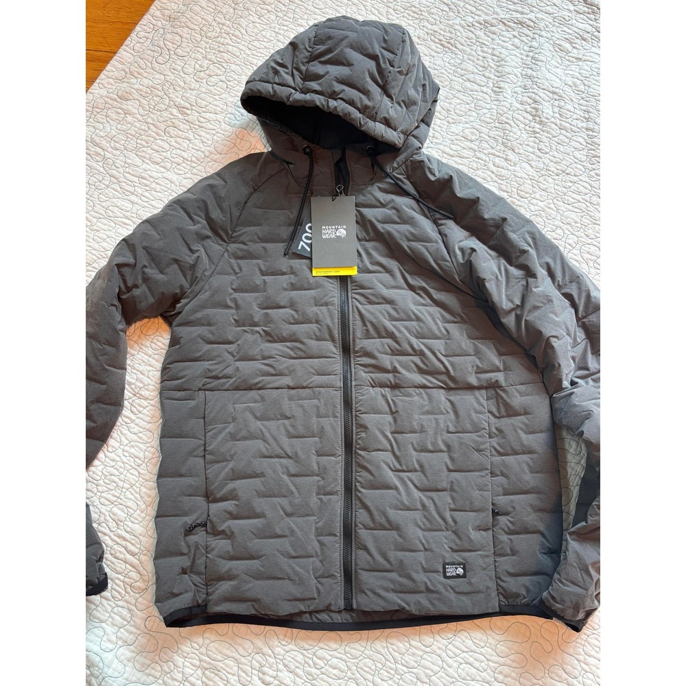 Mountain Hardwear Stretchdown Light Full Zip Hoody 700 Down Jacket Mens Small